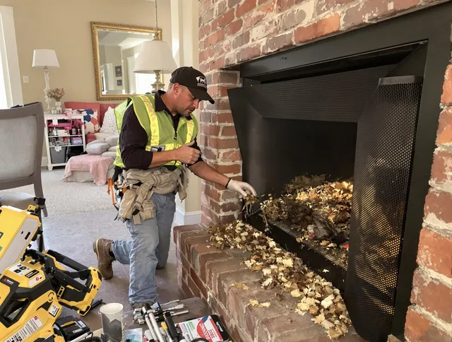 Safe screening installation by Claremont Chimney Sweep in Claremont, CA