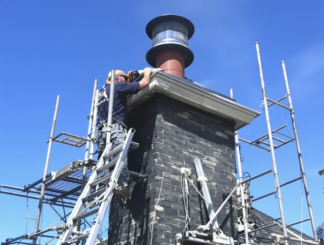 Sturdy chimney crown finished by Claremont Chimney Sweep in Claremont, CA