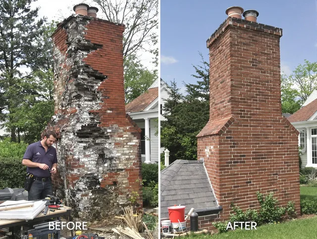 Claremont Chimney Sweep performing a full chimney restoration in Claremont, CA