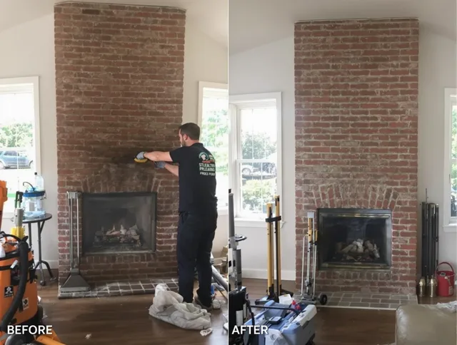 Finished chimney sweeping service by Claremont Chimney Sweep in Claremont, CA