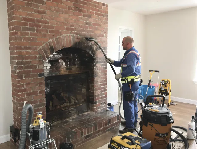 Claremont Chimney Sweep expert performing detailed chimney sweep in Claremont, CA