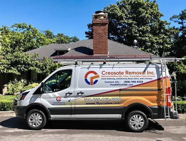 Claremont Chimney Sweep technician removing creosote safely in Claremont, CA