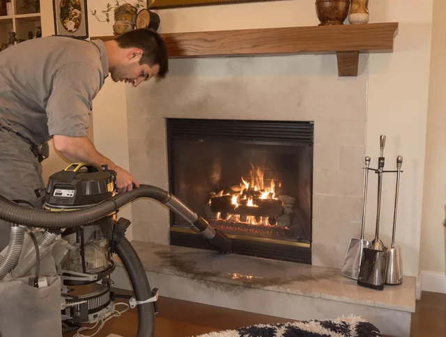 Routine fireplace upkeep by Claremont Chimney Sweep in Claremont, CA