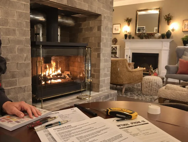 Claremont Chimney Sweep verifying fireplace safety measures in Claremont, CA